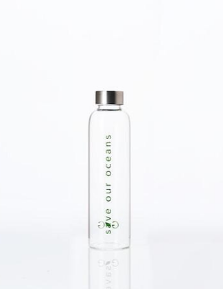 Image Title GLASS IS GREENER + CARRY COVER - 570 ML - BLOOM PRINT